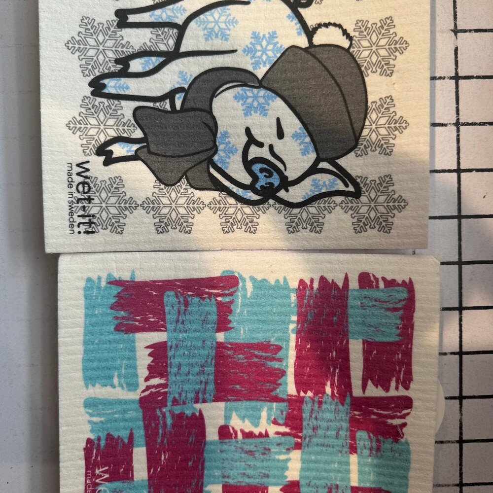 Wet-It! Swedish Treasures Dishcloth & Cleaning Cloth -Set of 2